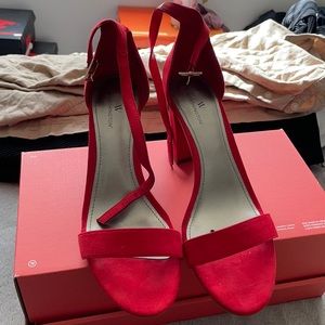 Red worthington heels